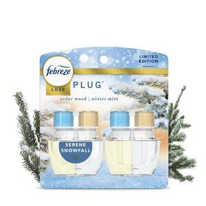 NEW✅Febreze Plug Refill Air Freshener Serene Snowfall Scent